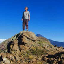 On top of Cerro Laguna Escondido, 1863 meters sea level